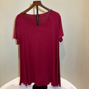 🥰 Veranee Minimalist Women's Tunic Pullover Top Short Sleeves - Size 2XL